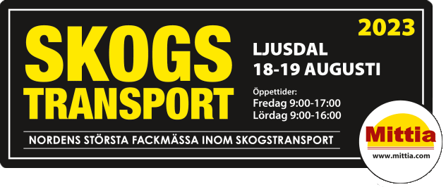 Mittia: Skogstransport 19-19 augusti 2023 i Ljusdal