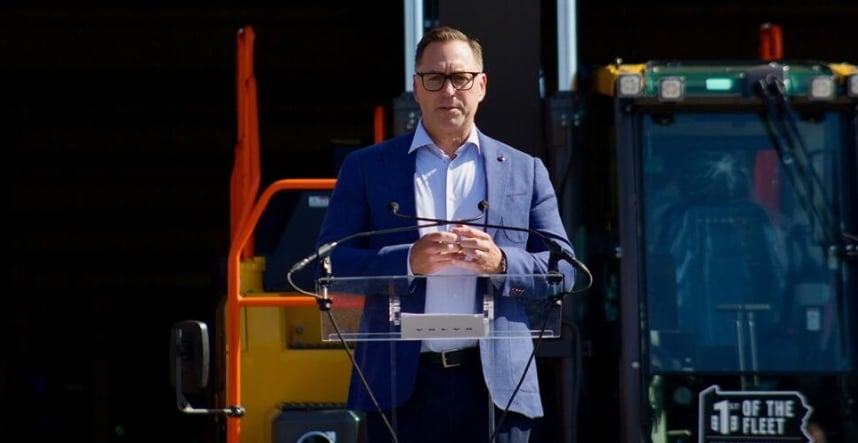 Scott Young, vd för Volvo CE i Nordamerika