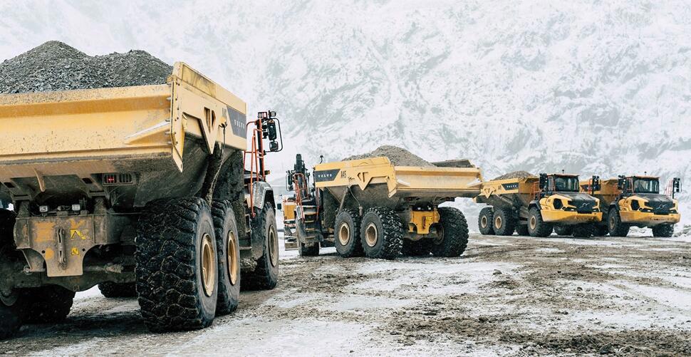 Volvo dumprar A45 i K&uuml;tai, &Ouml;sterrike