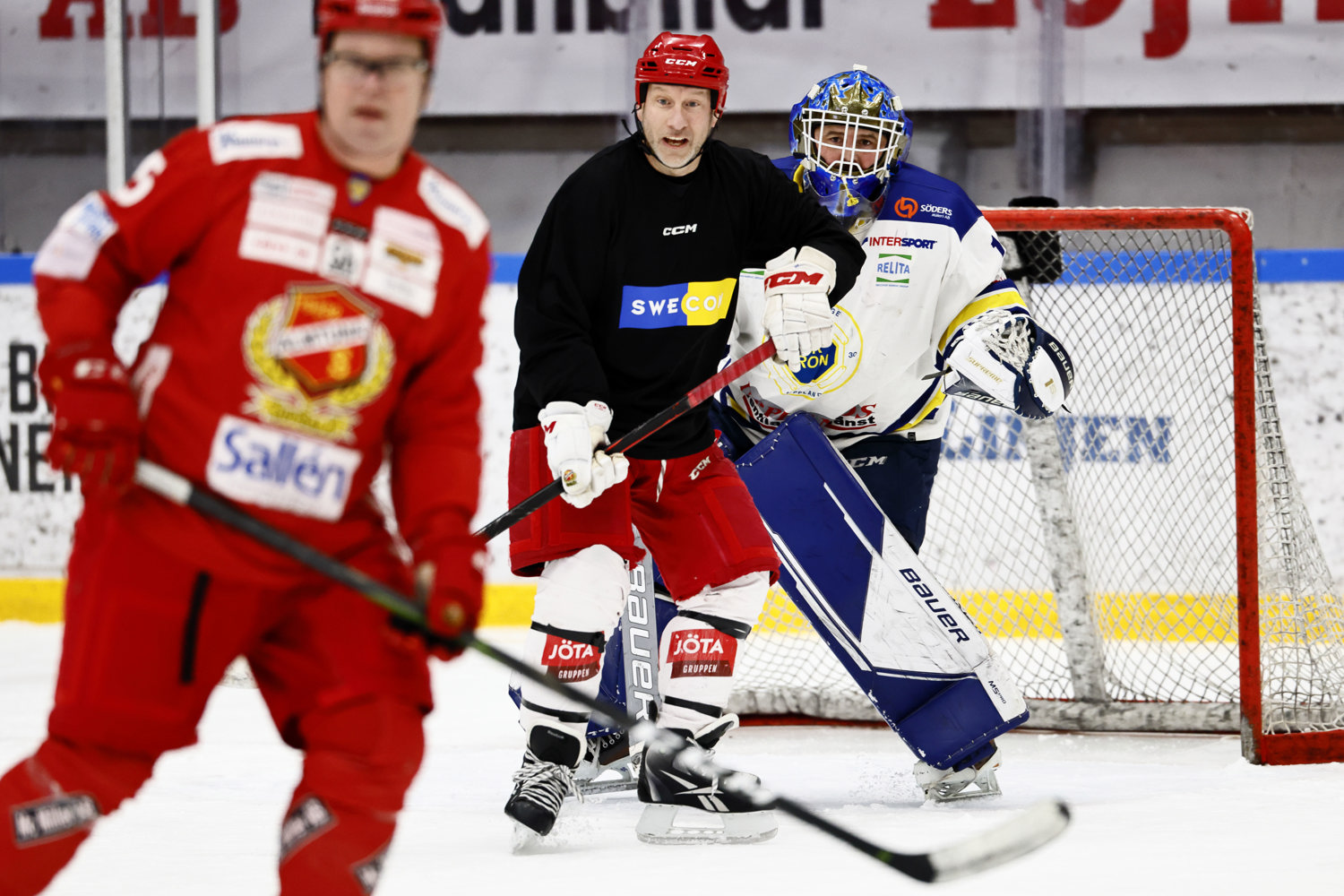 Swecon mötte Löjte i ishockey