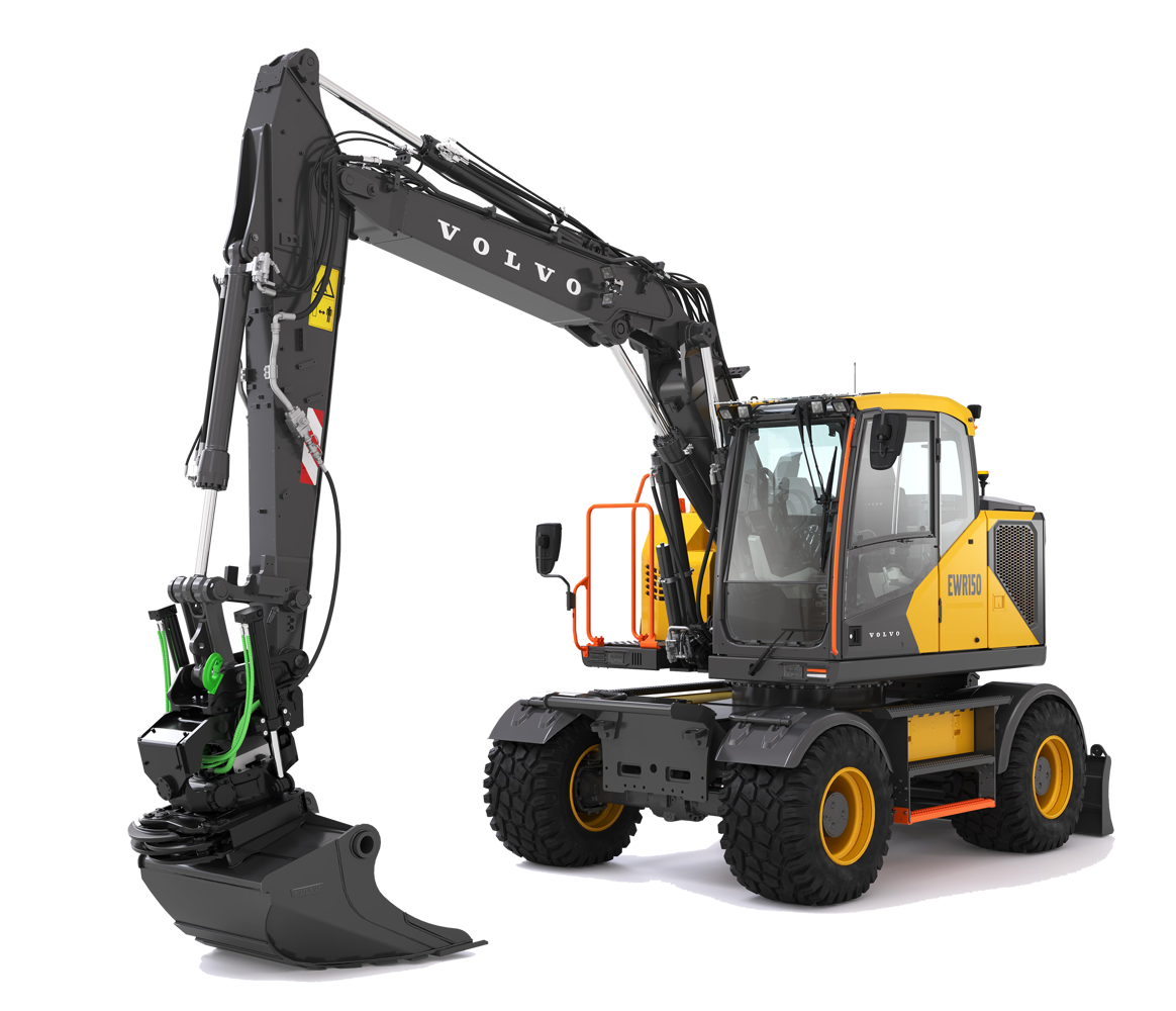 Volvo EWR150 hjulgrävare - testvinnare i Maskinentreprenören