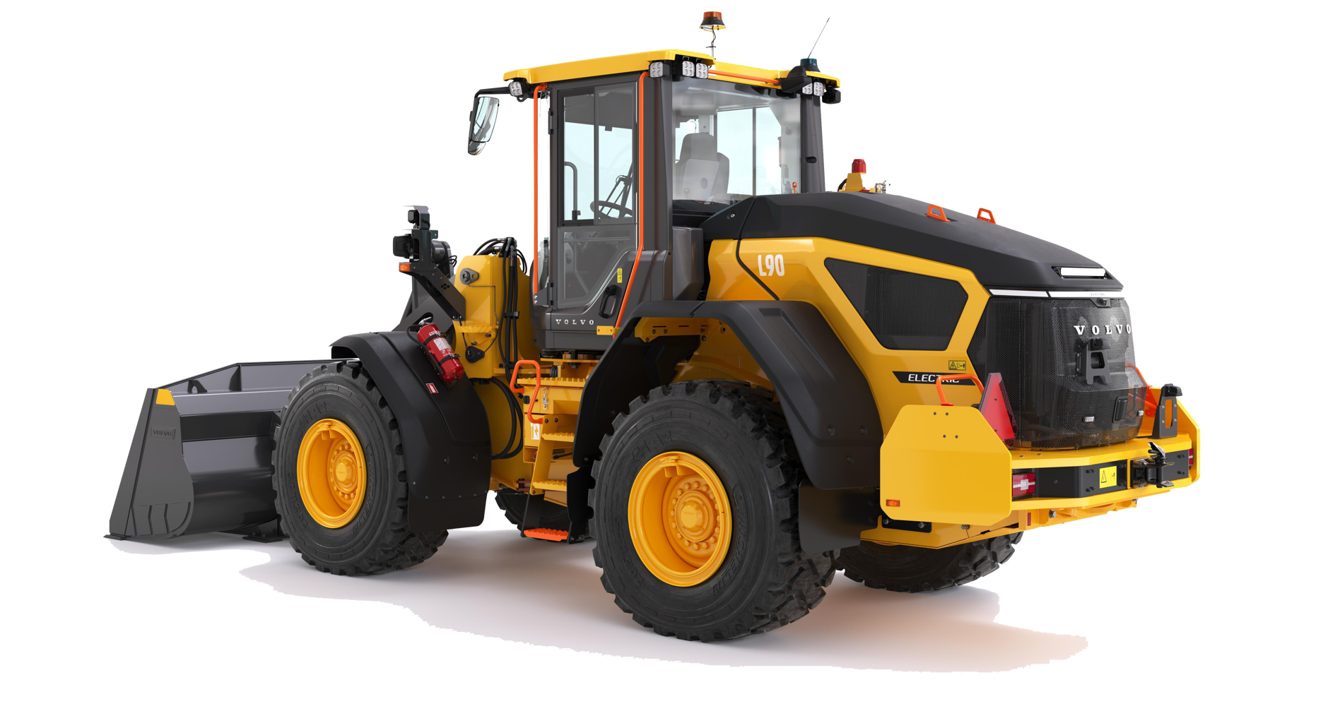 Volvo L90 Electric - elektrisk hjullastare 15 ton