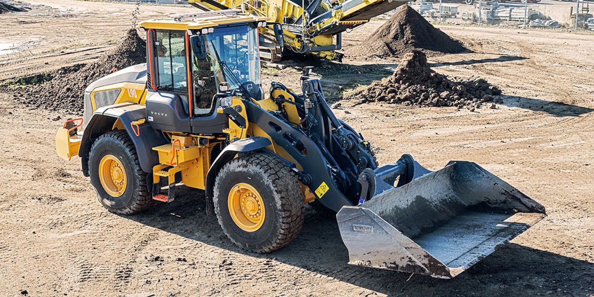 Volvo L90 Electric: "Snabb och grym hydraulik"