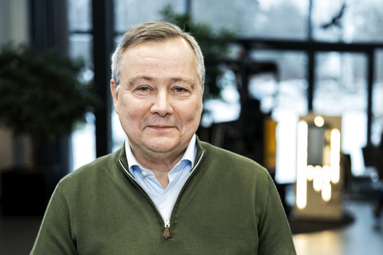 Carl Slotte, försäljningschef för Region Europa på Volvo Construction Equipment.