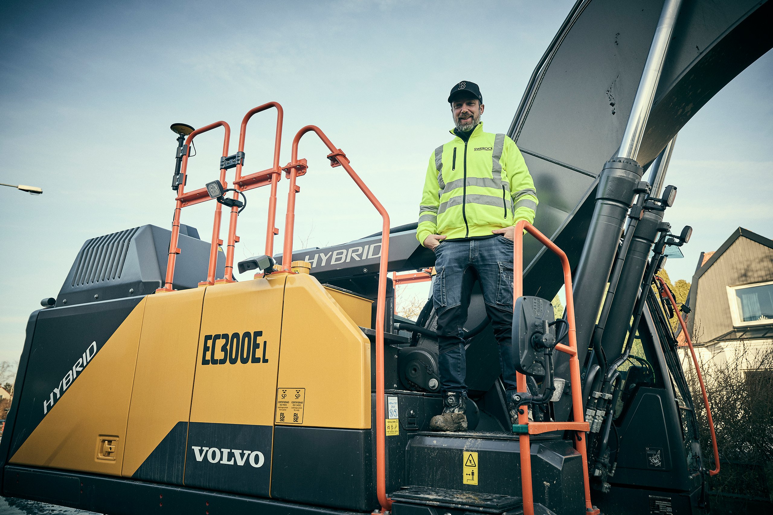 Volvo EC300E Hybrid hos Swerock