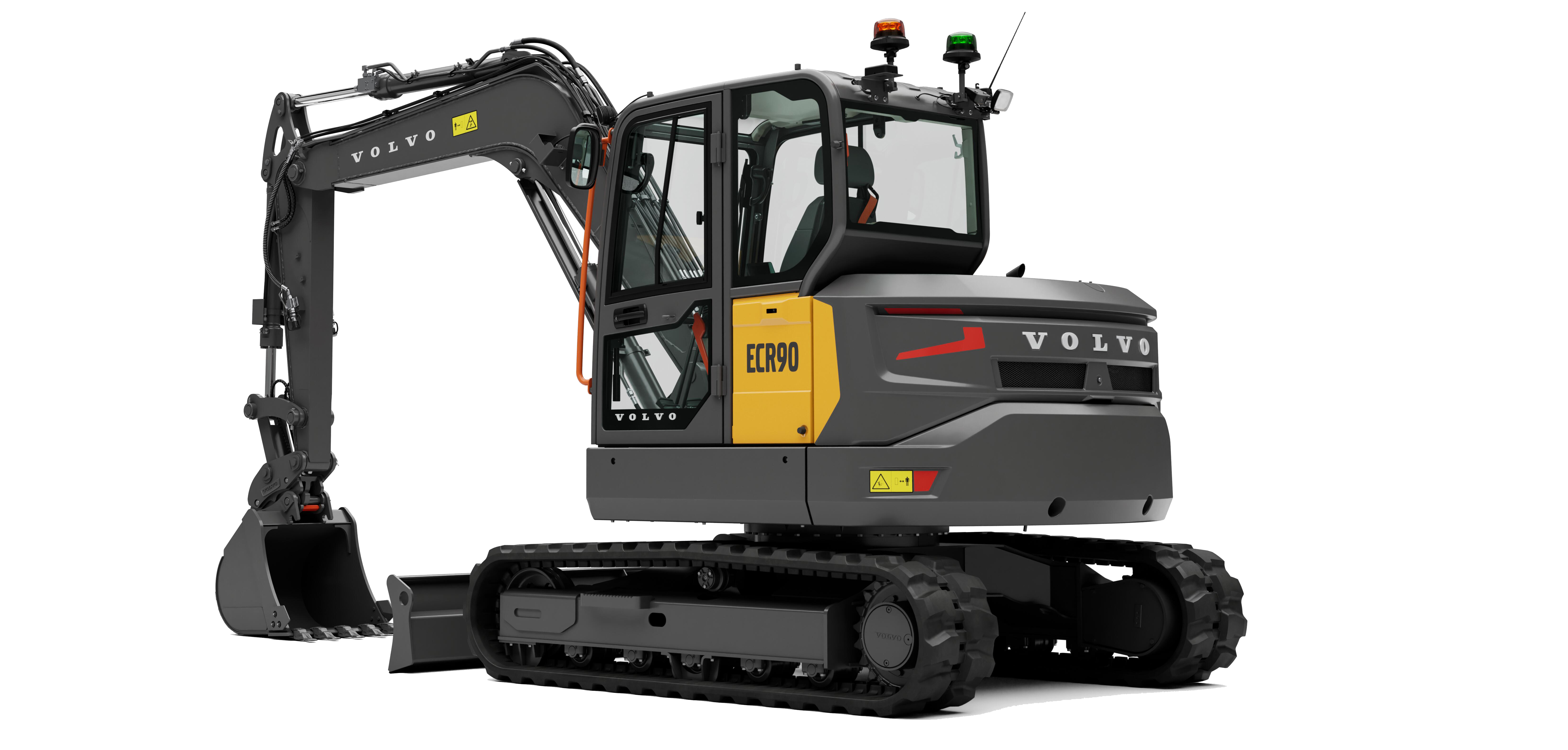 Volvo ECR90 minigr&auml;vare - gr&auml;vmaskin band - kompaktgr&auml;vare