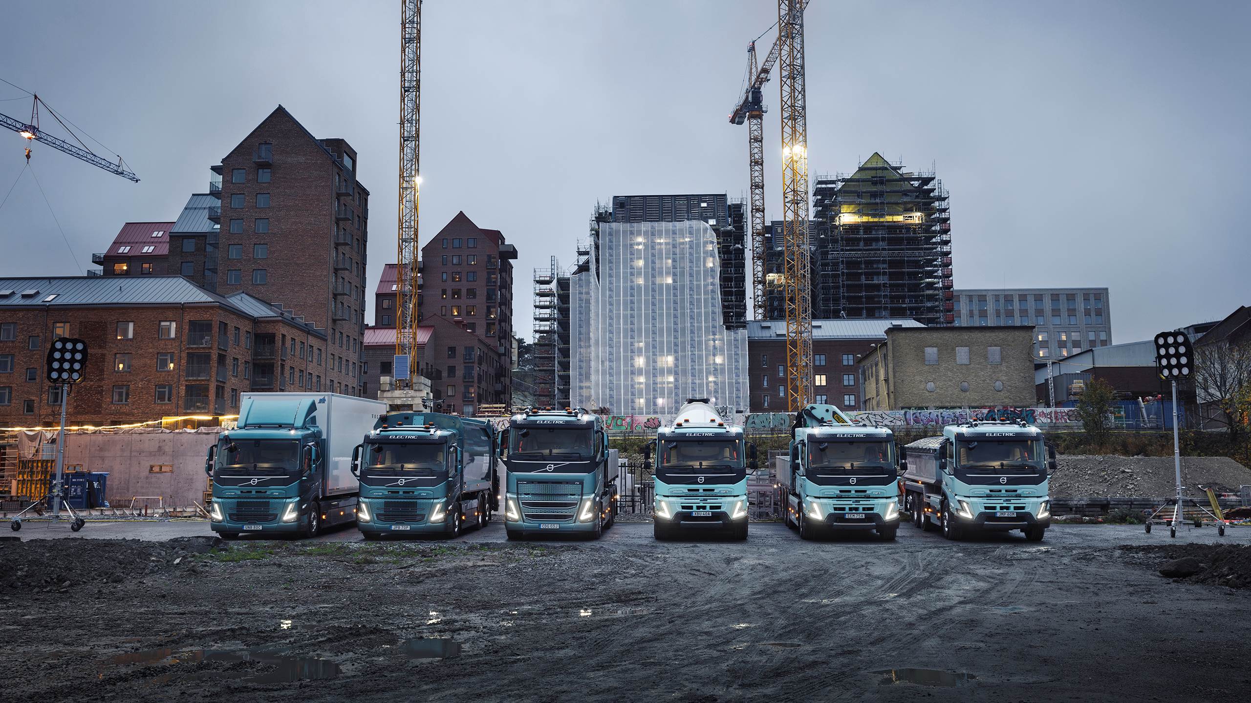 Volvo elektriska lastbilar - Volvo Trucks Electric range