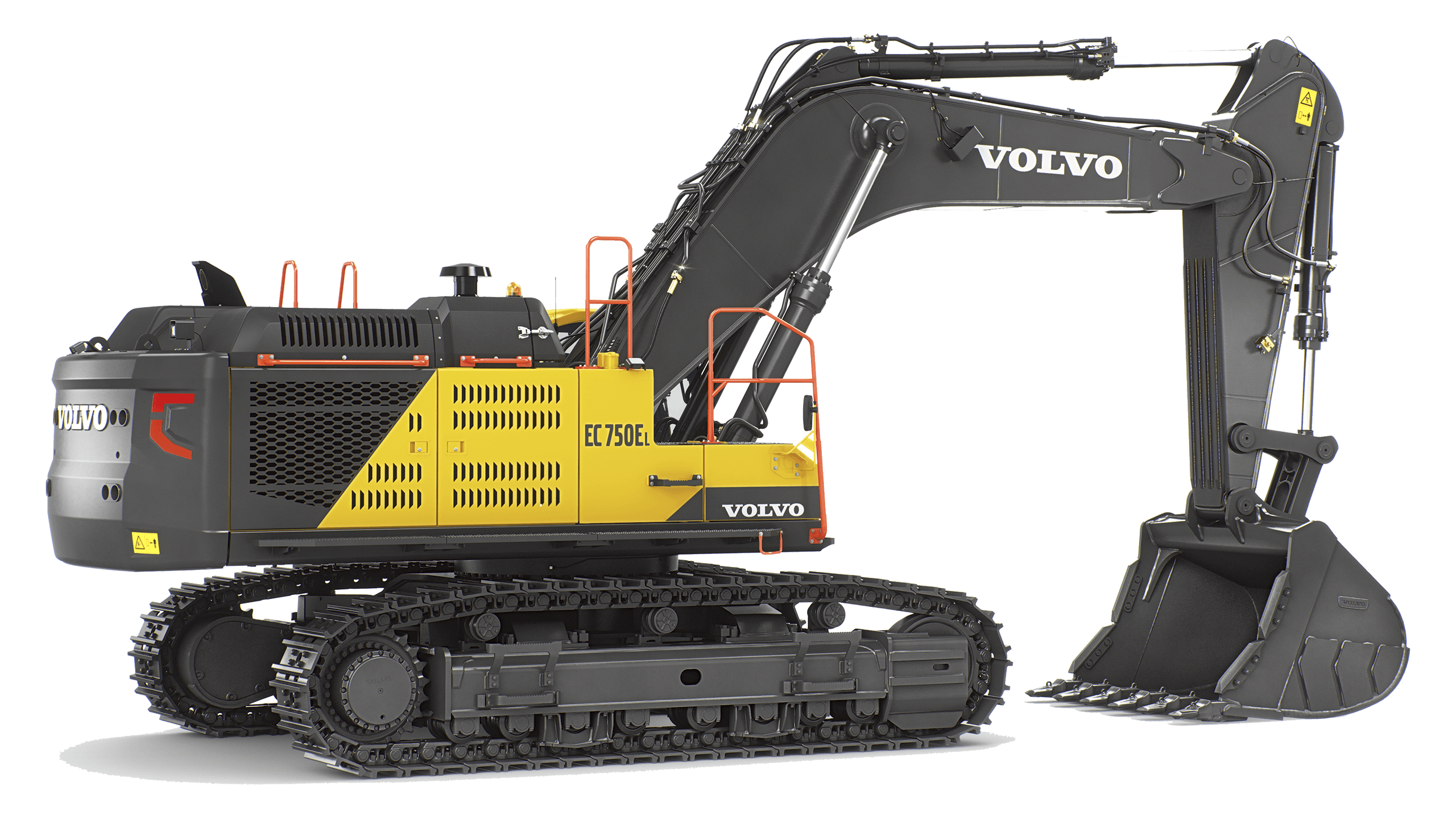 Volvo EC750E grävmaskin - uppdaterad