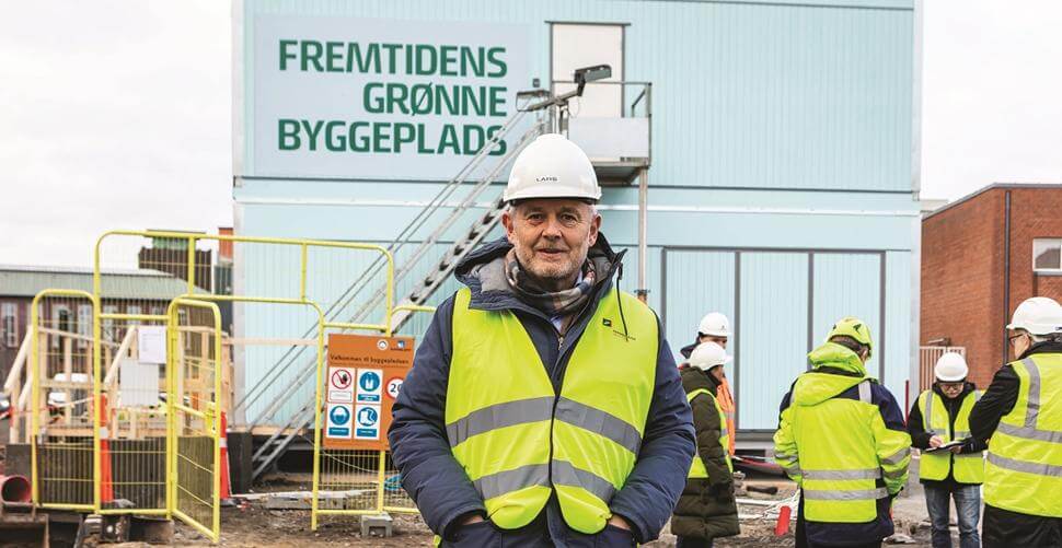 Lars Overgaard säger: ”Vi hjälper branschen att påskynda den gröna omställningen”.