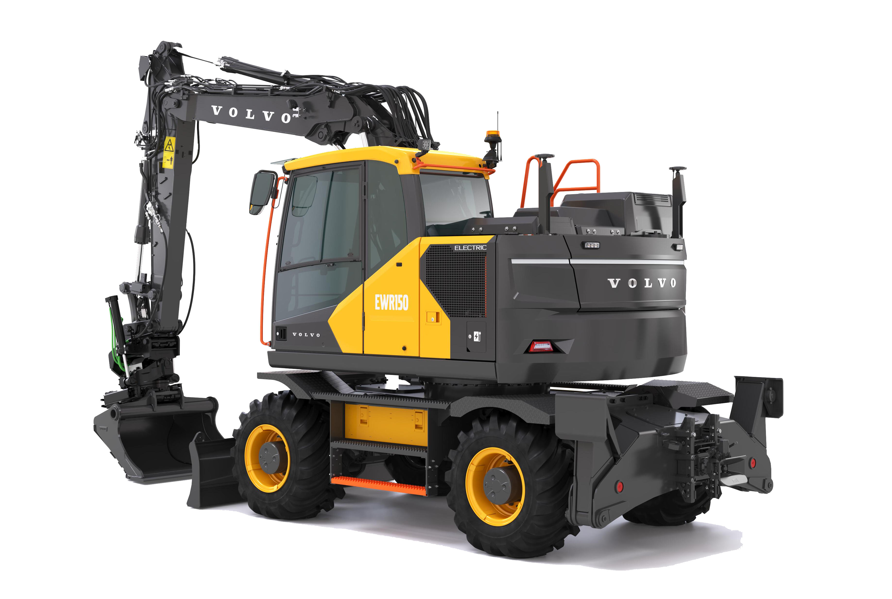 Volvo EWR150 Electric - elektrisk hjulgr&auml;vmaskin som har m&auml;sspremi&auml;r p&aring; Svenska Maskinm&auml;ssan 2026